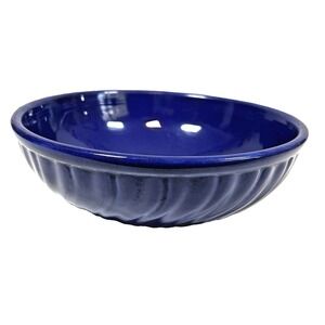 Vintage SAFE OVEN Stoneware Mixing Bowl Crock Cobalt Blue  X inch‎